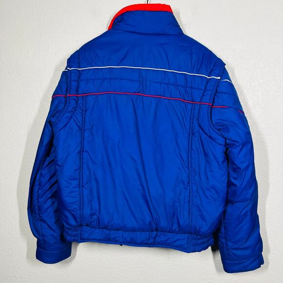 Obermeyer Full Zip Snap Ski Jacket Winter Coat Blue Men - XXL - Picture 3 of 6